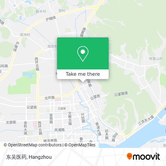 东吴医药 map