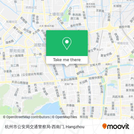 杭州市公安局交通警察局-西南门 map