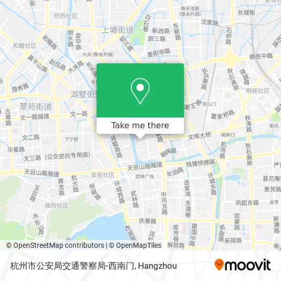 杭州市公安局交通警察局-西南门 map