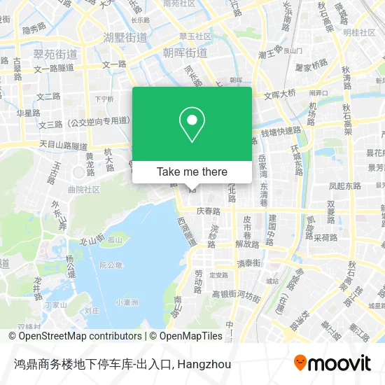 鸿鼎商务楼地下停车库-出入口 map