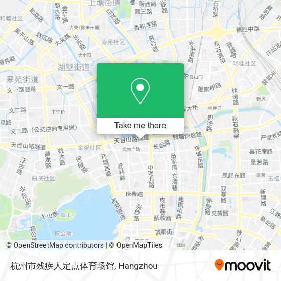 杭州市残疾人定点体育场馆 map