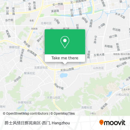 爵士风情日辉苑南区-西门 map