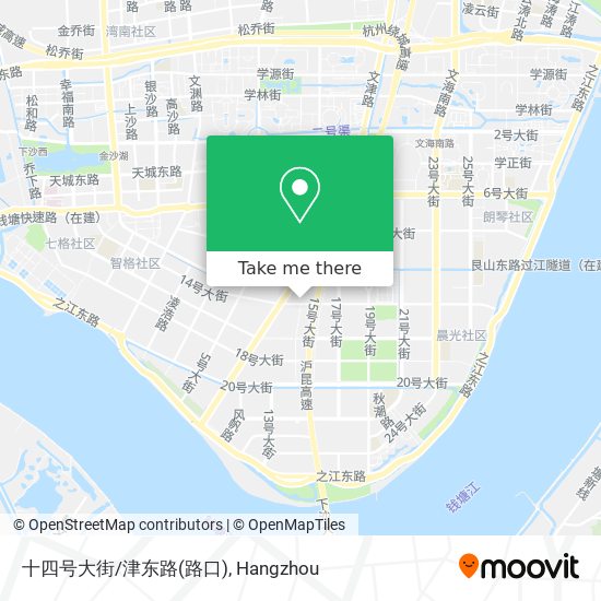 十四号大街/津东路(路口) map