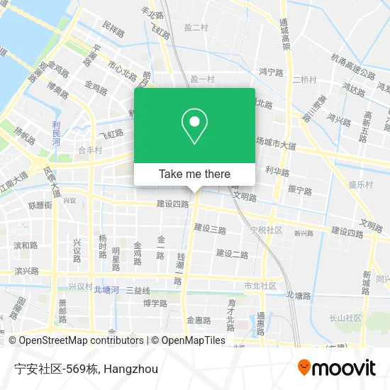 宁安社区-569栋 map
