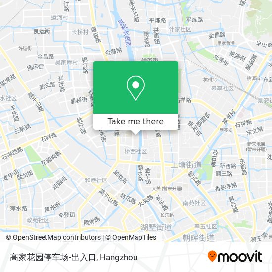 高家花园停车场-出入口 map