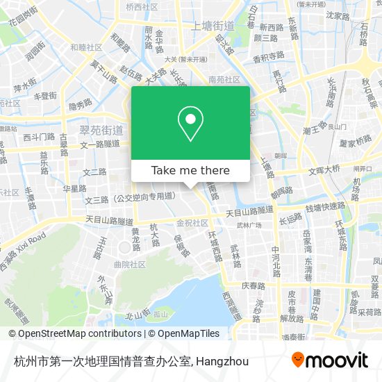 杭州市第一次地理国情普查办公室 map