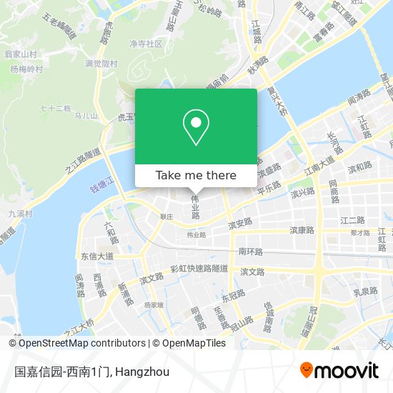 国嘉信园-西南1门 map