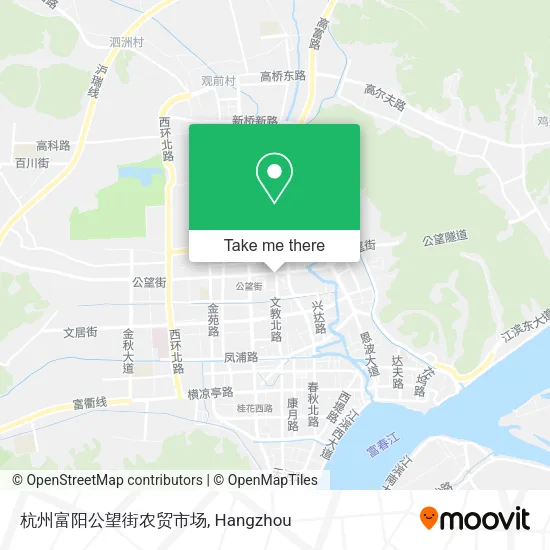 杭州富阳公望街农贸市场 map