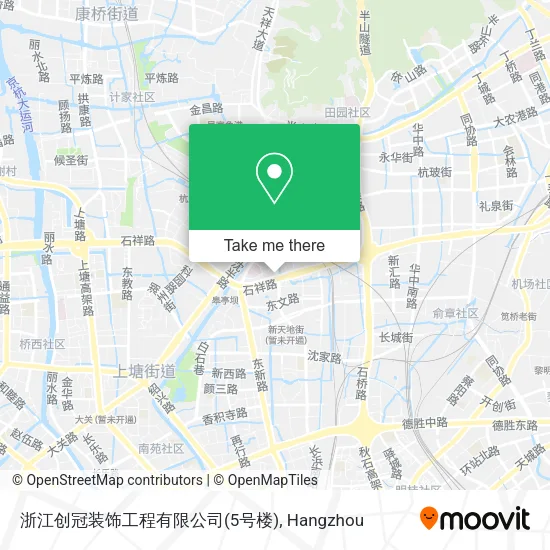 浙江创冠装饰工程有限公司(5号楼) map