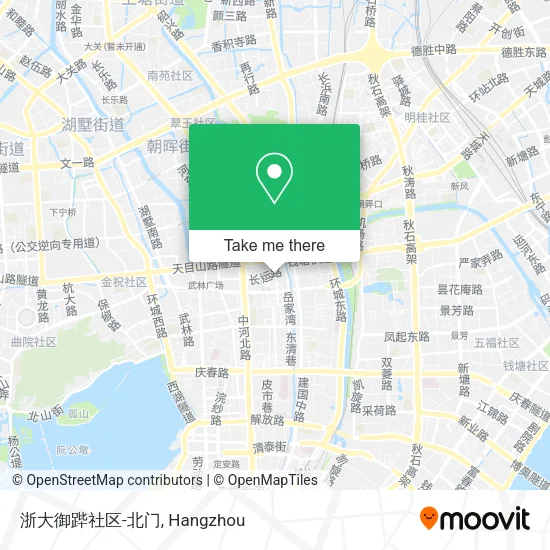 浙大御跸社区-北门 map