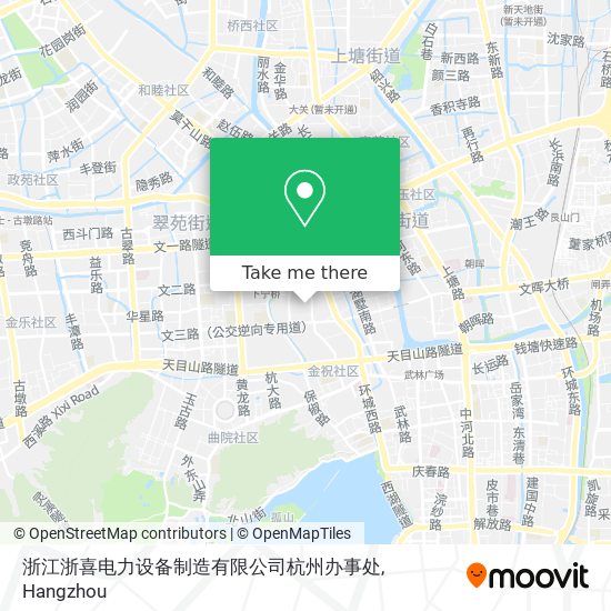 浙江浙喜电力设备制造有限公司杭州办事处 map