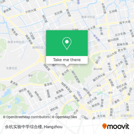 余杭实验中学综合楼 map