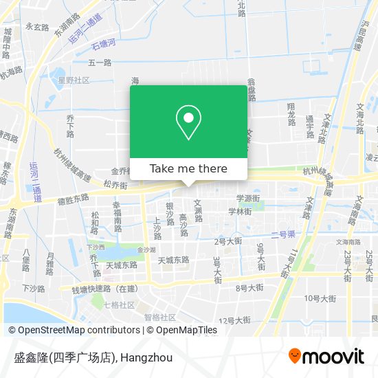 盛鑫隆(四季广场店) map