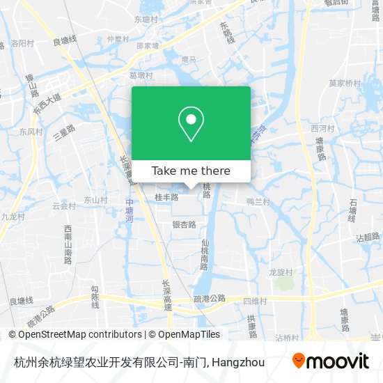 杭州余杭绿望农业开发有限公司-南门 map