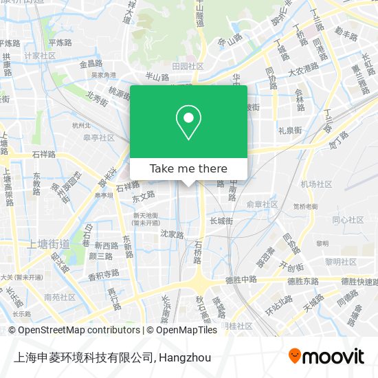 上海申菱环境科技有限公司 map