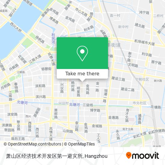 萧山区经济技术开发区第一避灾所 map