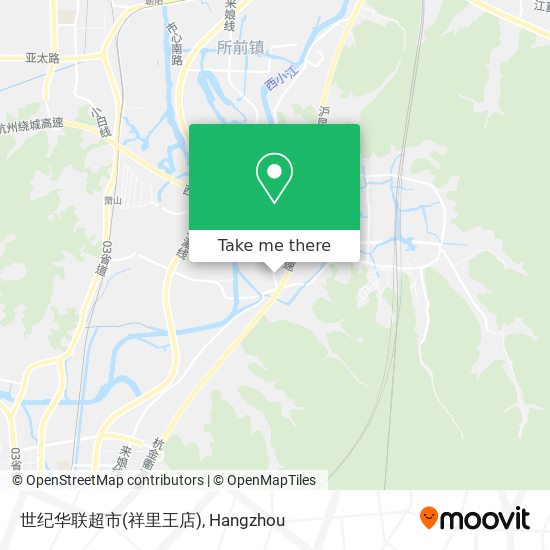 世纪华联超市(祥里王店) map