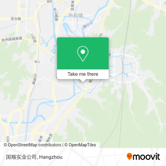 国顺实业公司 map