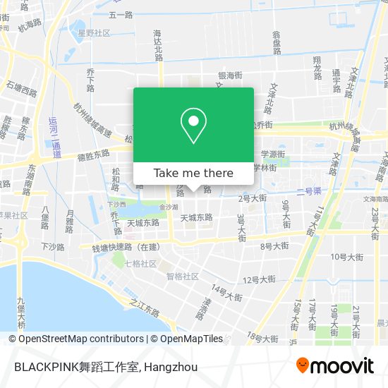 BLACKPINK舞蹈工作室 map