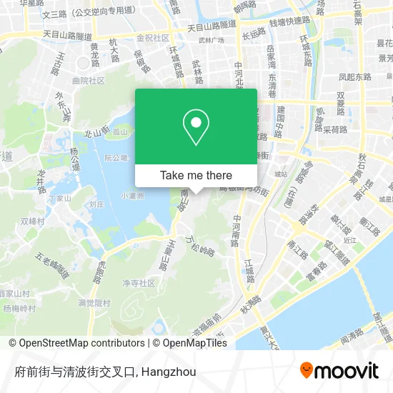 府前街与清波街交叉口 map