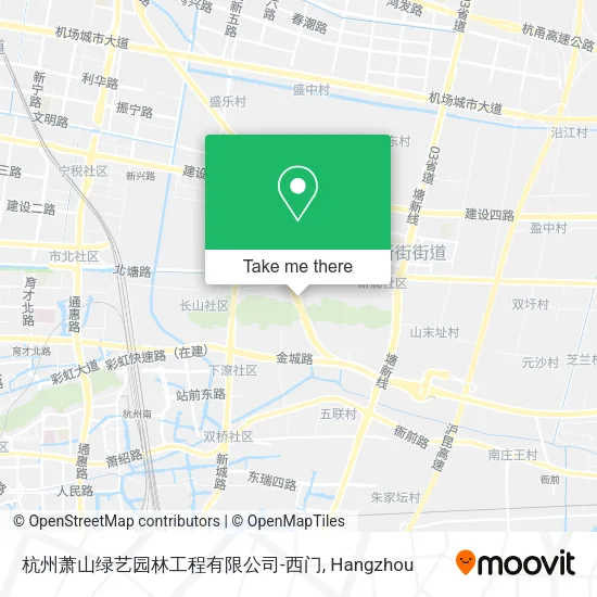 杭州萧山绿艺园林工程有限公司-西门 map