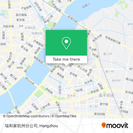 瑞和家杭州分公司 map