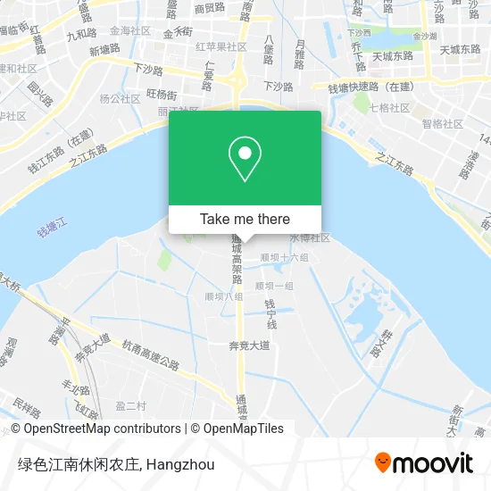 绿色江南休闲农庄 map