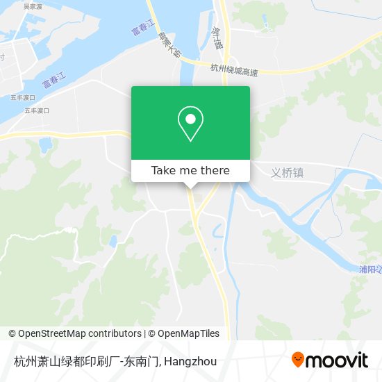 杭州萧山绿都印刷厂-东南门 map