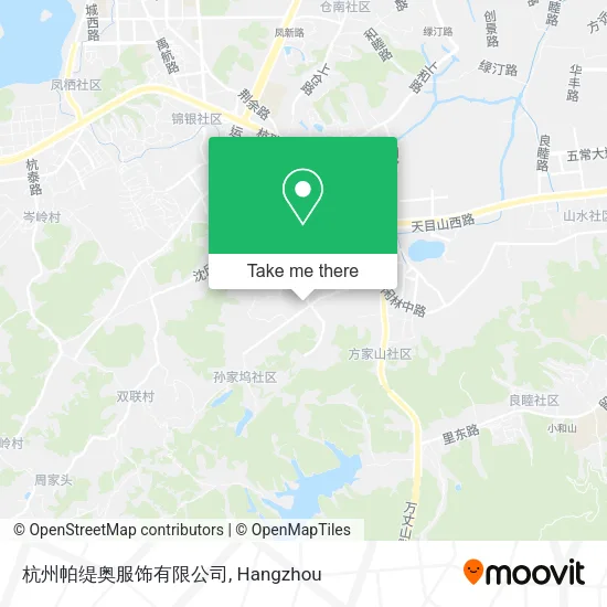 杭州帕缇奥服饰有限公司 map