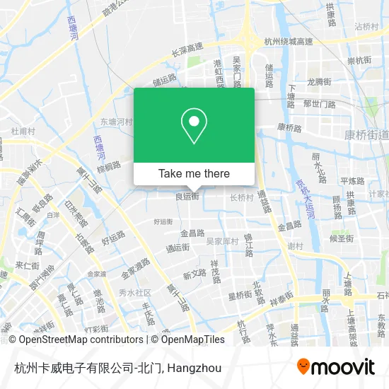 杭州卡威电子有限公司-北门 map