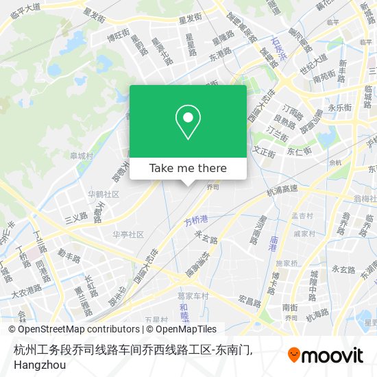 杭州工务段乔司线路车间乔西线路工区-东南门 map
