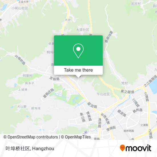 叶埠桥社区 map