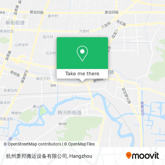 杭州萧邦搬运设备有限公司 map