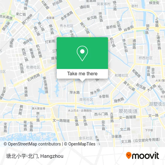 塘北小学-北门 map