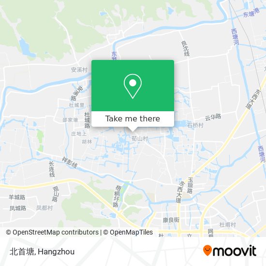 北首塘 map
