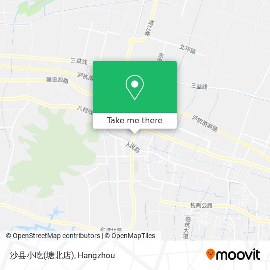 沙县小吃(塘北店) map