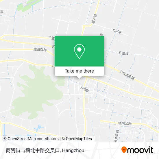 商贸街与塘北中路交叉口 map