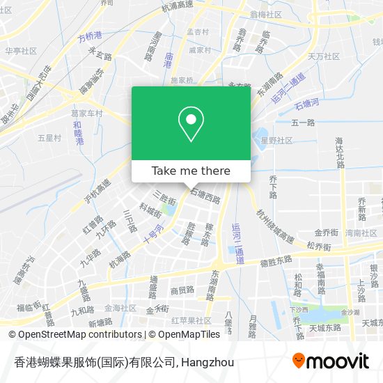 香港蝴蝶果服饰(国际)有限公司 map