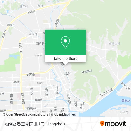 融创富春壹号院-北1门 map