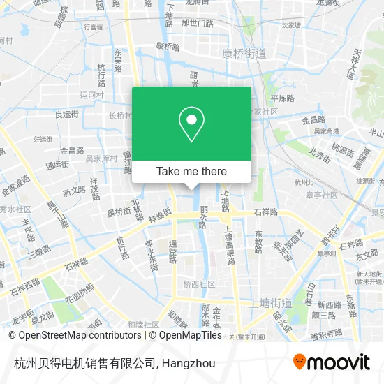 杭州贝得电机销售有限公司 map