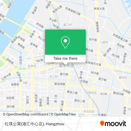 红璞公寓(港汇中心店) map