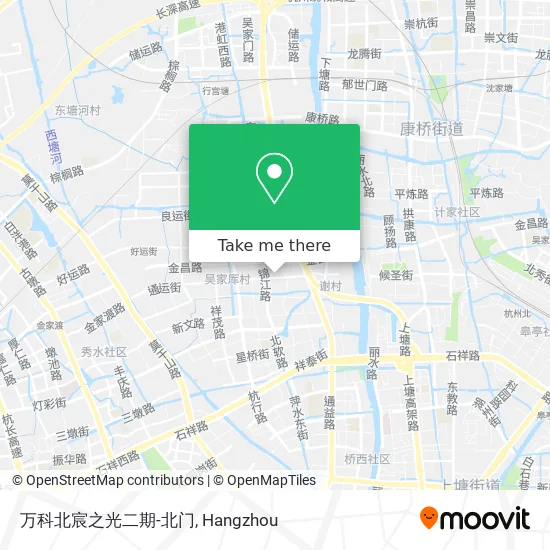 万科北宸之光二期-北门 map