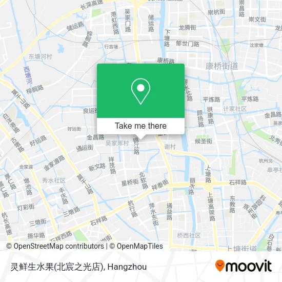 灵鲜生水果(北宸之光店) map