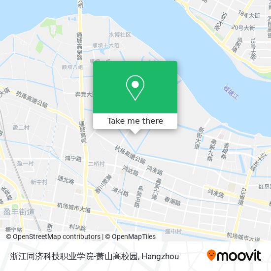 浙江同济科技职业学院-萧山高校园 map