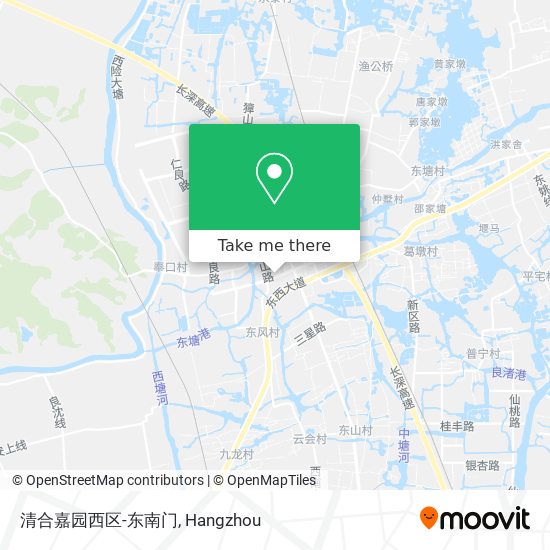 清合嘉园西区-东南门 map