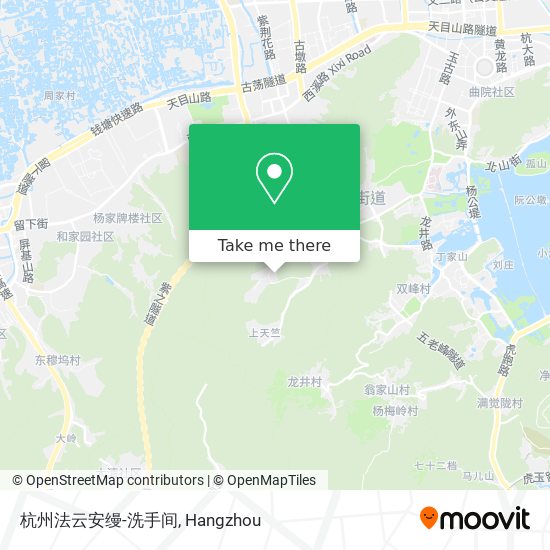 杭州法云安缦-洗手间 map