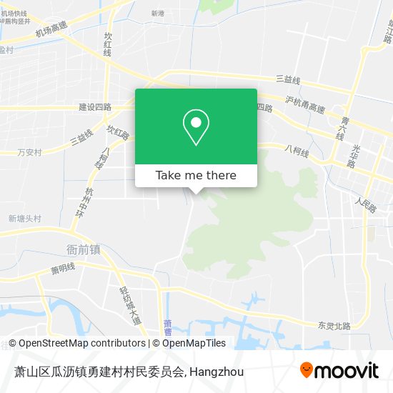 萧山区瓜沥镇勇建村村民委员会 map