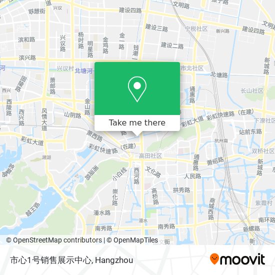市心1号销售展示中心 map