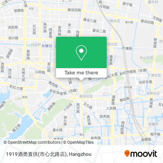 1919酒类直供(市心北路店) map