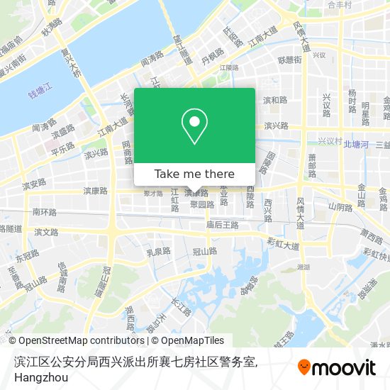 滨江区公安分局西兴派出所襄七房社区警务室 map